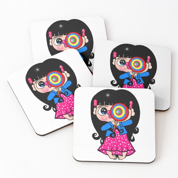 Item preview, cute girl loving Lollipop designed and sold by Shirley cute art .