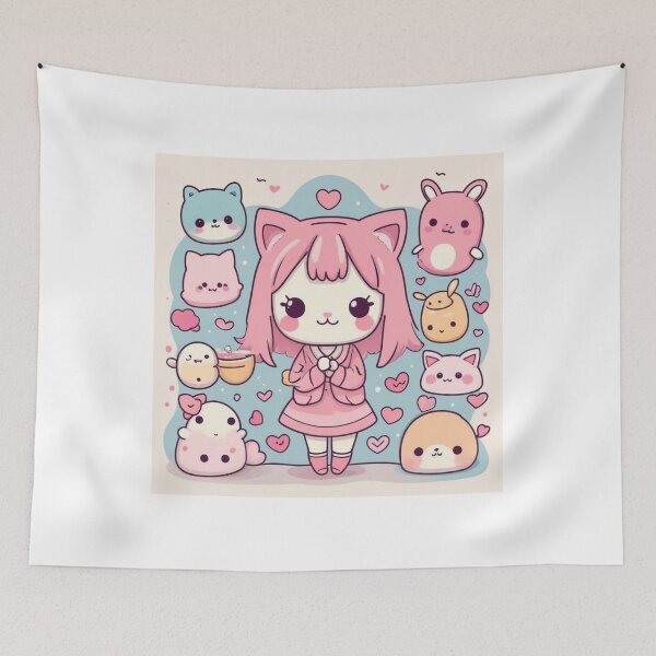 Item preview, Hand-Drawn Kawaii Illustration designed and sold by hjian8219.
