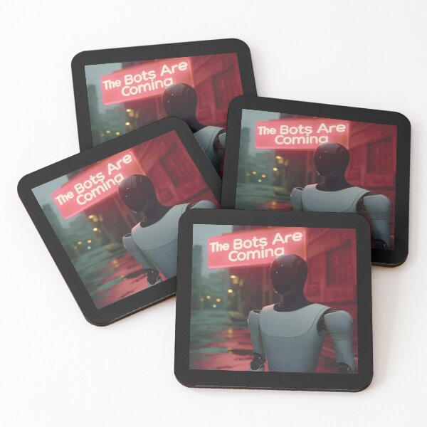 Item preview, the bots are coming designed and sold by TEEJAMBOREE.