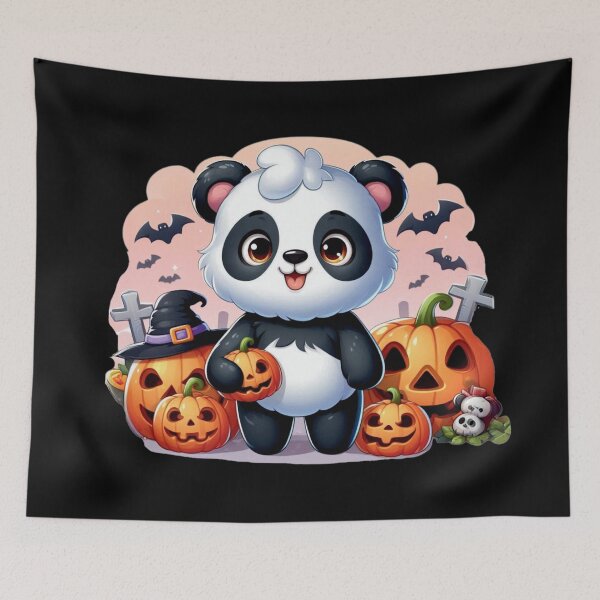 Item preview, Enchanted Panda Halloween Delight designed and sold by jglobal360.