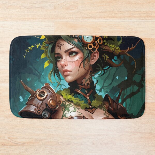 Item preview, Steampunk Warrior of Nature designed and sold by DesignMapachiss.