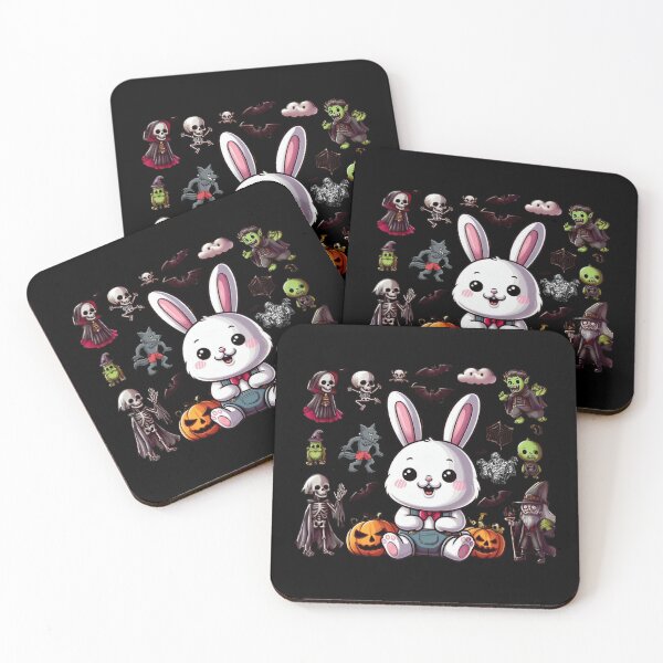 Item preview, Enchanted Halloween Whimsy: A Bunny’s Magical Night Out designed and sold by jglobal360.