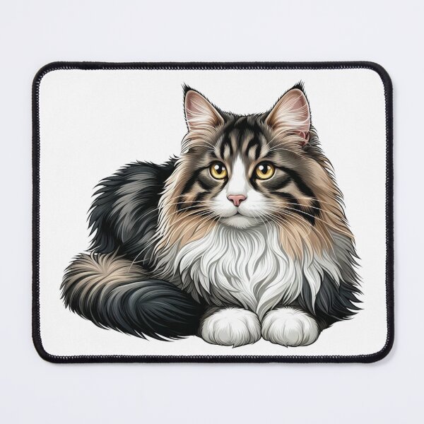 Item preview, Norwegian forest cat 5 designed and sold by REDCATWWW.