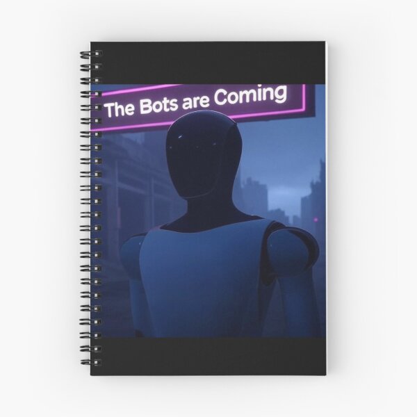 Artikelvorschau, die Bots kommen entworfen und verkauft von TEEJAMBOREE.