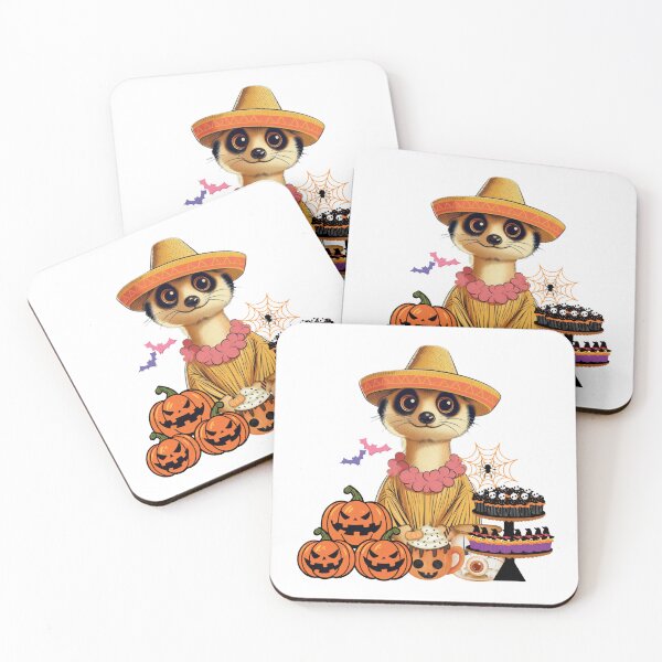 Item preview, Meerkat Merriment: Island Vibes Meet Spooky Nights designed and sold by jglobal360.