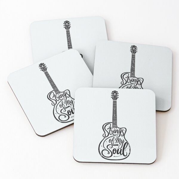 Item preview, Strings of My Soul: Guitar Silhouette Design designed and sold by Jollys-ArtShop.