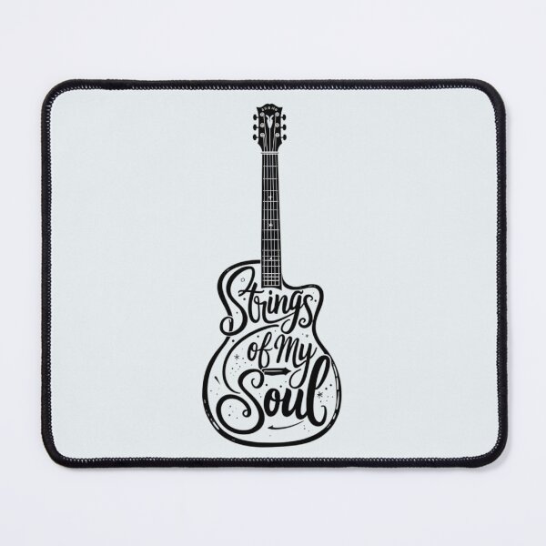 Item preview, Strings of My Soul: Guitar Silhouette Design designed and sold by Jollys-ArtShop.