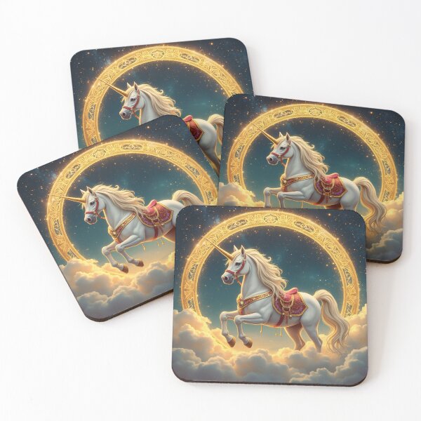 Item preview, Majestic Guardian Unicorn of the Sacred Golden Halo 2 designed and sold by Fantasy Horseys.