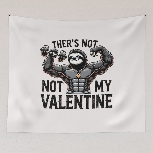 Item preview, Ther's not my Valentine,Slot gym tshirt designed and sold by idizayilstore.