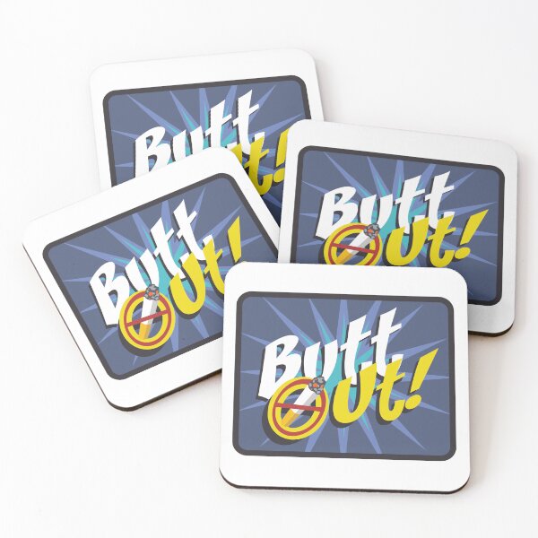 Item preview, Butt out! designed and sold by cubiclecoma.