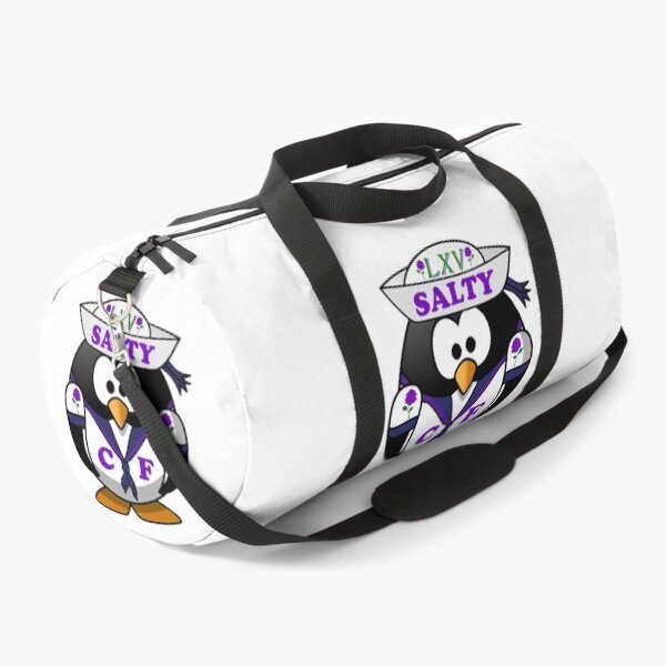 Item preview, Salty The Sixty-Five Roses Penguin: A Real Champion, Sporting A LXV Hat For Cystic Fibrosis Awareness. designed and sold by Oaks Creations.