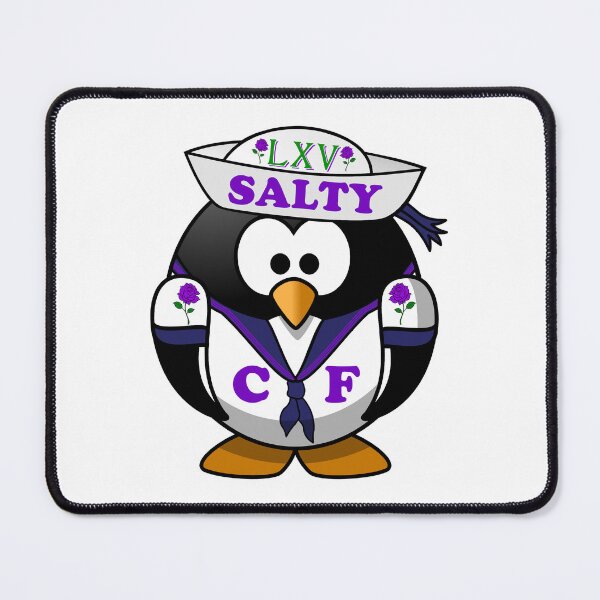Item preview, Salty The Sixty-Five Roses Penguin: A Real Champion, Sporting A LXV Hat For Cystic Fibrosis Awareness. designed and sold by Oaks Creations.