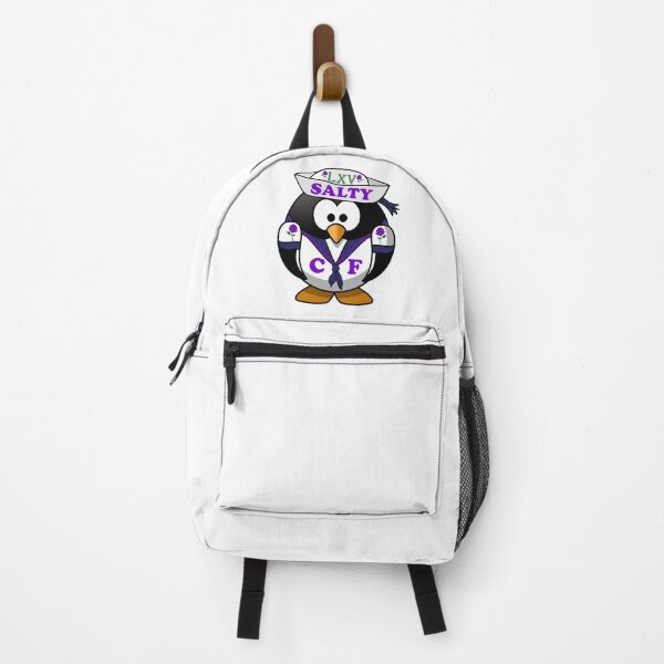 Item preview, Salty The Sixty-Five Roses Penguin: A Real Champion, Sporting A LXV Hat For Cystic Fibrosis Awareness. designed and sold by Oaks Creations.