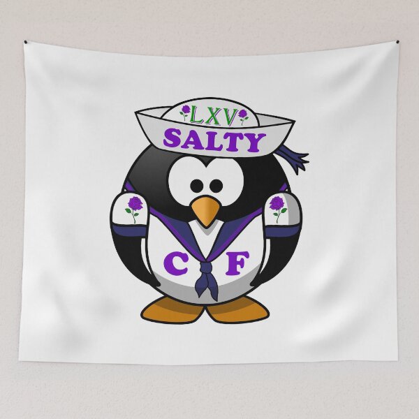 Item preview, Salty The Sixty-Five Roses Penguin: A Real Champion, Sporting A LXV Hat For Cystic Fibrosis Awareness. designed and sold by Oaks Creations.