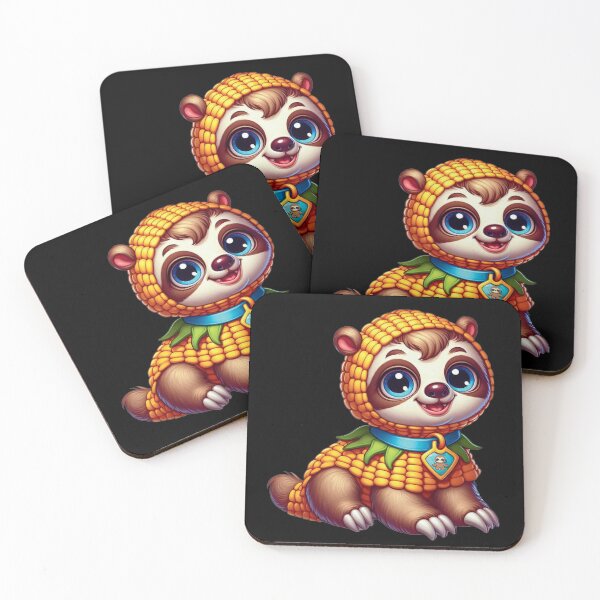 Item preview, Corny Cuteness: Halloween’s Sweetest Sloth designed and sold by jglobal360.