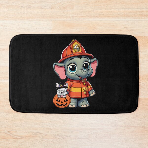 Item preview, Heroic Halloween: The Firefighting Elephant & His Canine Companion designed and sold by jglobal360.