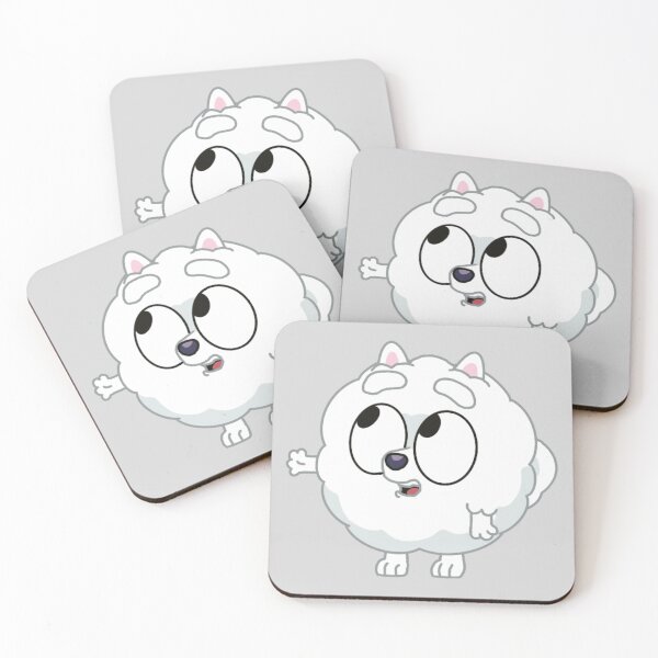 Item preview, Fluffy White Rainbow Dog designed and sold by TrippEDesigns.