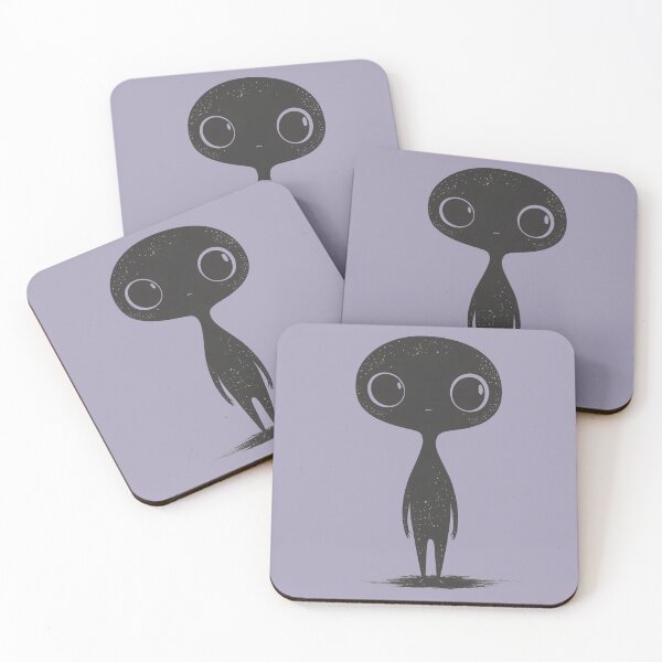 Item preview, CUTE ALIEN BABY MINIMAL SILHOUETTE designed and sold by NikoDeeko.