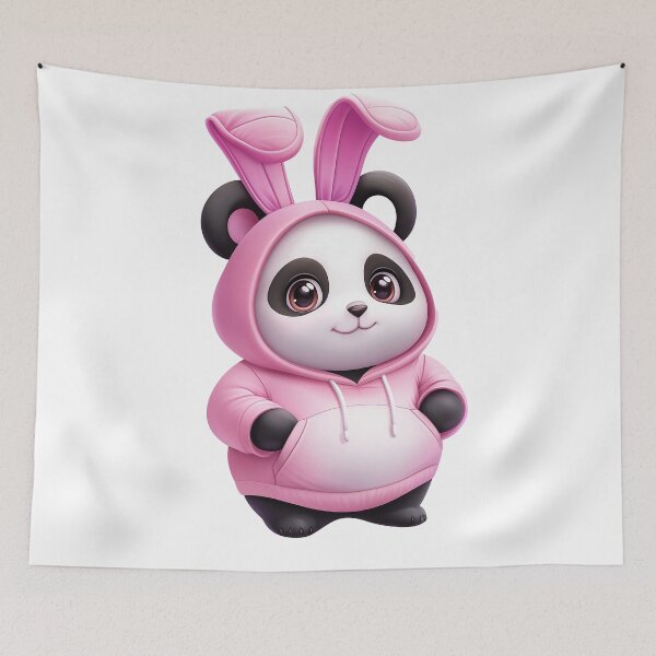 Item preview, Pink Hoodie Panda designed and sold by silp159.
