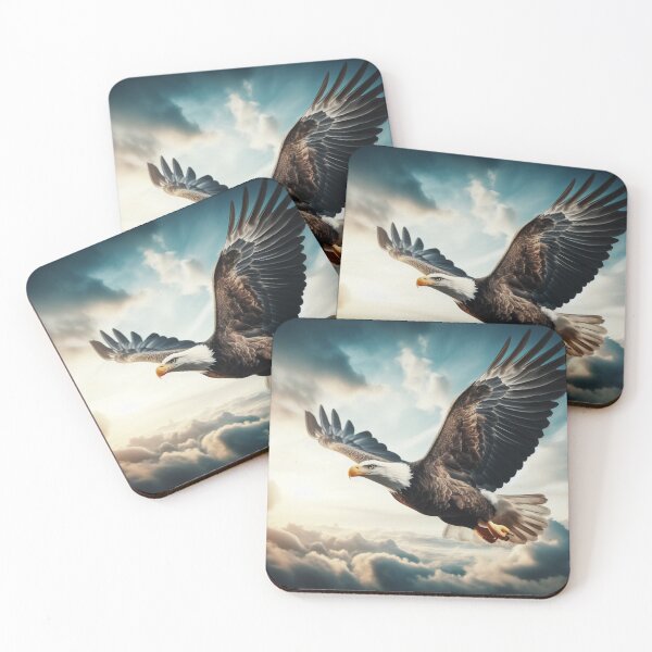 Item preview, Eagle flying in the blue sky designed and sold by JALNERVION SHOP.