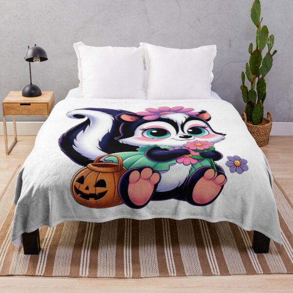 Item preview, Blossom Skunk Delight for Halloween Night designed and sold by jglobal360.