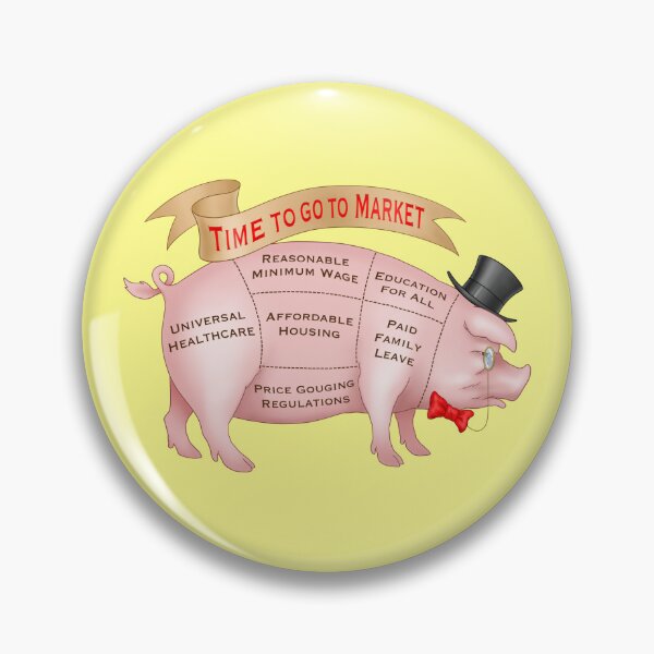 Item preview, This Little Piggy Goes to Market designed and sold by Dead Possum Designs.