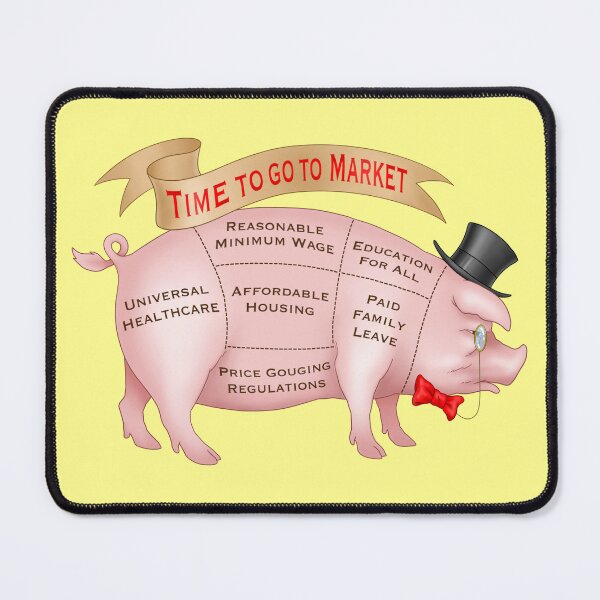 Item preview, This Little Piggy Goes to Market designed and sold by Dead Possum Designs.