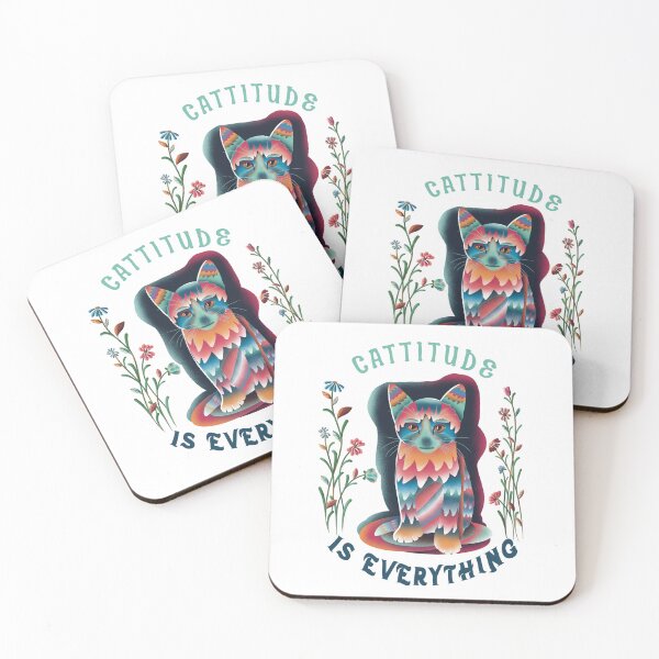 Item preview, Cattitude is Everything designed and sold by ShwethaSSK.