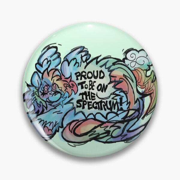 Item preview, rainbow dash autism spectrum support! designed and sold by shinygligar.