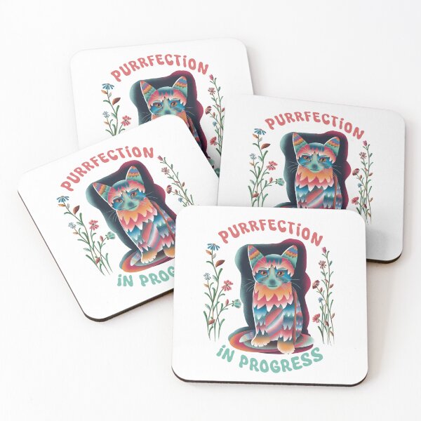 Item preview, Purrfection in Progress designed and sold by ShwethaSSK.