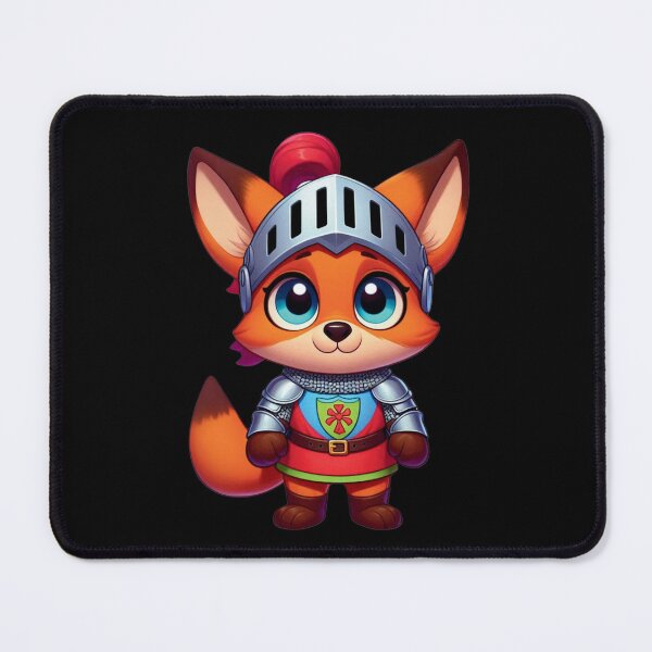 Item preview, Whiskered Warrior: The Fabled Fox Halloween Knight designed and sold by jglobal360.