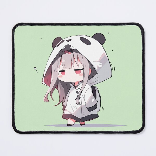 Item preview, Kawaii Broody Chibi Panda anime girl designed and sold by 2ndSketch.