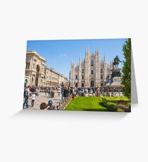sunday in Milan Greeting Card