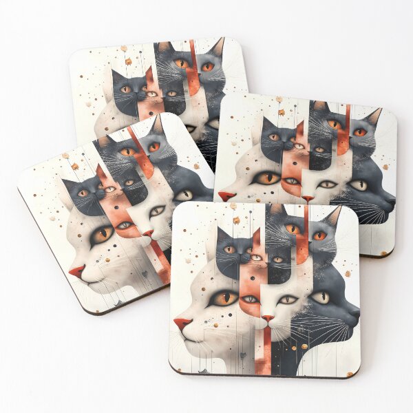 Item preview, many cats designed and sold by Eve De.