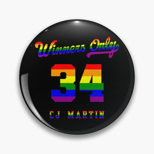 Item preview, Winners Only CJ Martin Jersey Tee Pride Variant (Black Stroke) designed and sold by CJMartinPW.