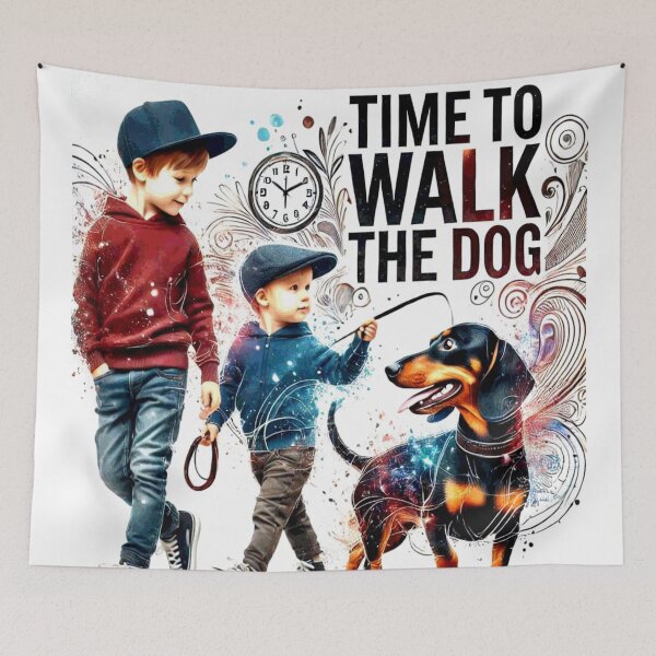 Item preview, Time To Walk The Dogs Dachshund Walking Pet Lover Owner  designed and sold by Creat-Des.