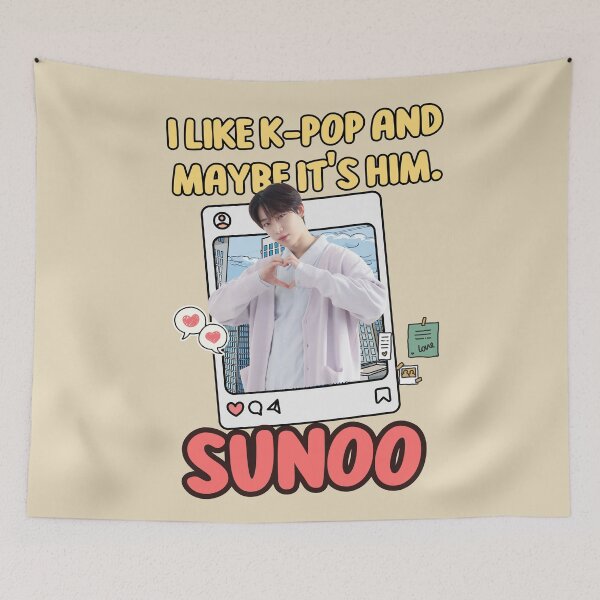 Item preview, I like K-pop and maybe it's him. (SUNOO) designed and sold by jaofnn.