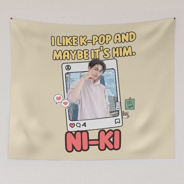 Item preview, I like K-pop and maybe it's him. (NI-KI) designed and sold by jaofnn.