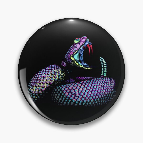 Item preview, Psychedelic Trippy RattleSnake designed and sold by iduzarts.
