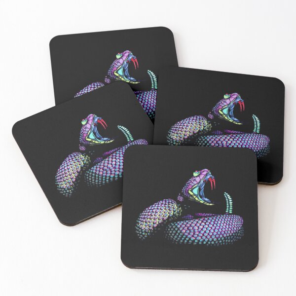 Item preview, Psychedelic Trippy RattleSnake designed and sold by iduzarts.