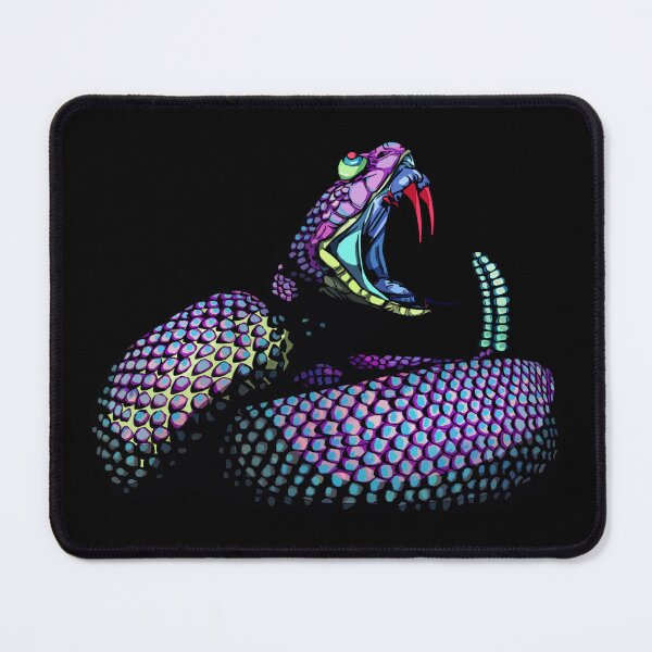 Item preview, Psychedelic Trippy RattleSnake designed and sold by iduzarts.