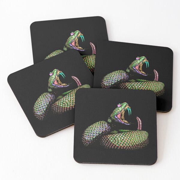 Item preview, Psychedelic Trippy RattleSnake designed and sold by iduzarts.