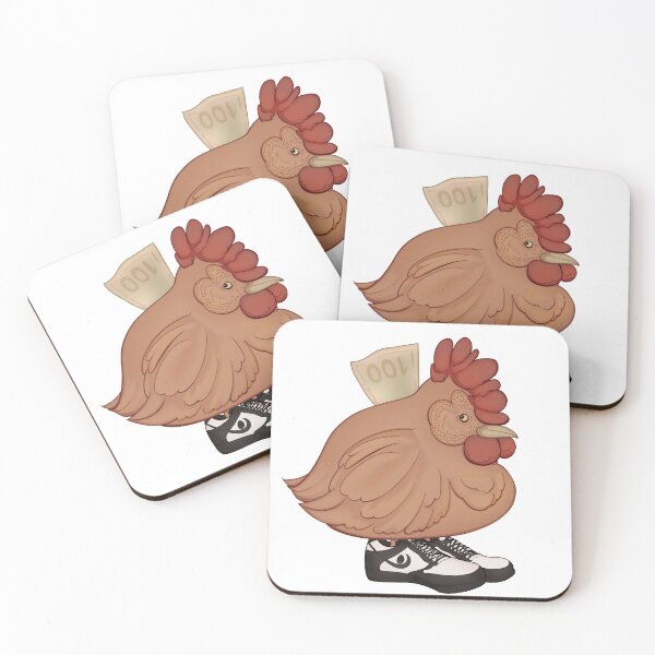 Item preview, Chicken wearing shoes brainrot funny meme designed and sold by Gujc.