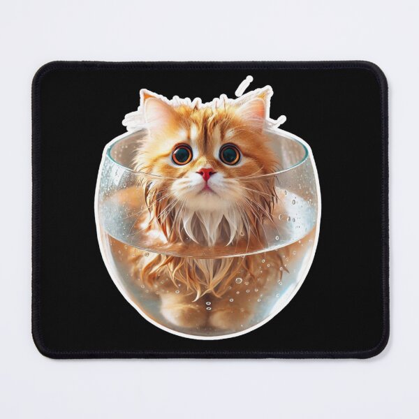 Item preview, Kitten in a Glassy Wonder designed and sold by muitee.