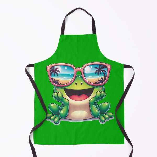 Item preview, Whimsical Frog Wearing Sunglasses designed and sold by Marchezin Digital.