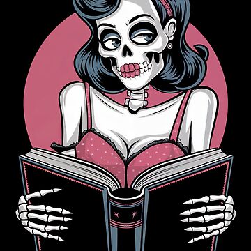 Artwork thumbnail, Skeleton Reading by Mandy M. Roth