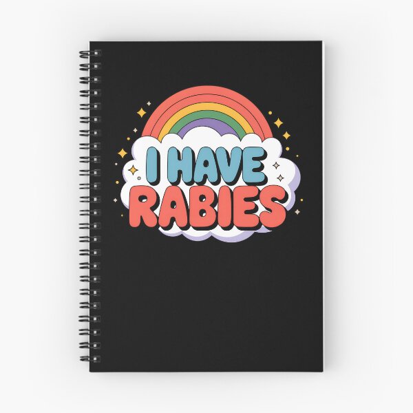 Item preview, I Have Rabies Rainbow Funny Embarrassing Raunchy Gear designed and sold by DynamicDesign.