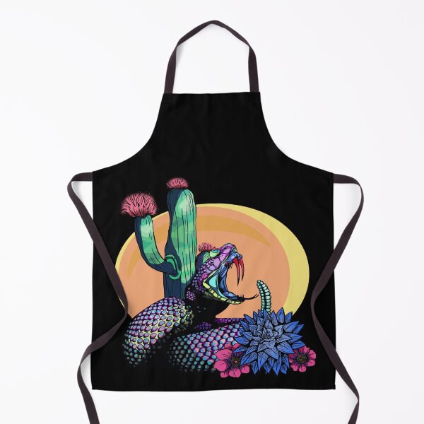 Item preview, Psychedelic Trippy RattleSnake - Desert Cactus Sunset designed and sold by iduzarts.