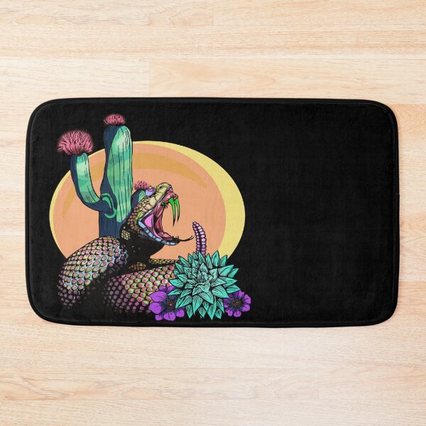 Item preview, Psychedelic Trippy RattleSnake - Desert Cactus Sunset designed and sold by iduzarts.