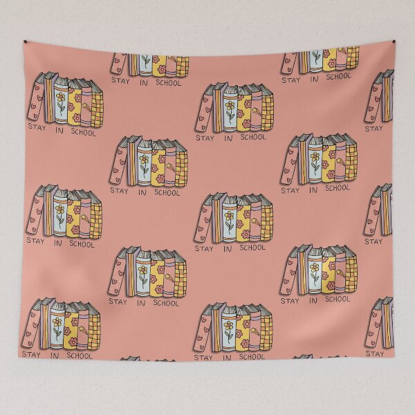 Item preview, Stay In School Groovy Books designed and sold by Pink Ribbon.